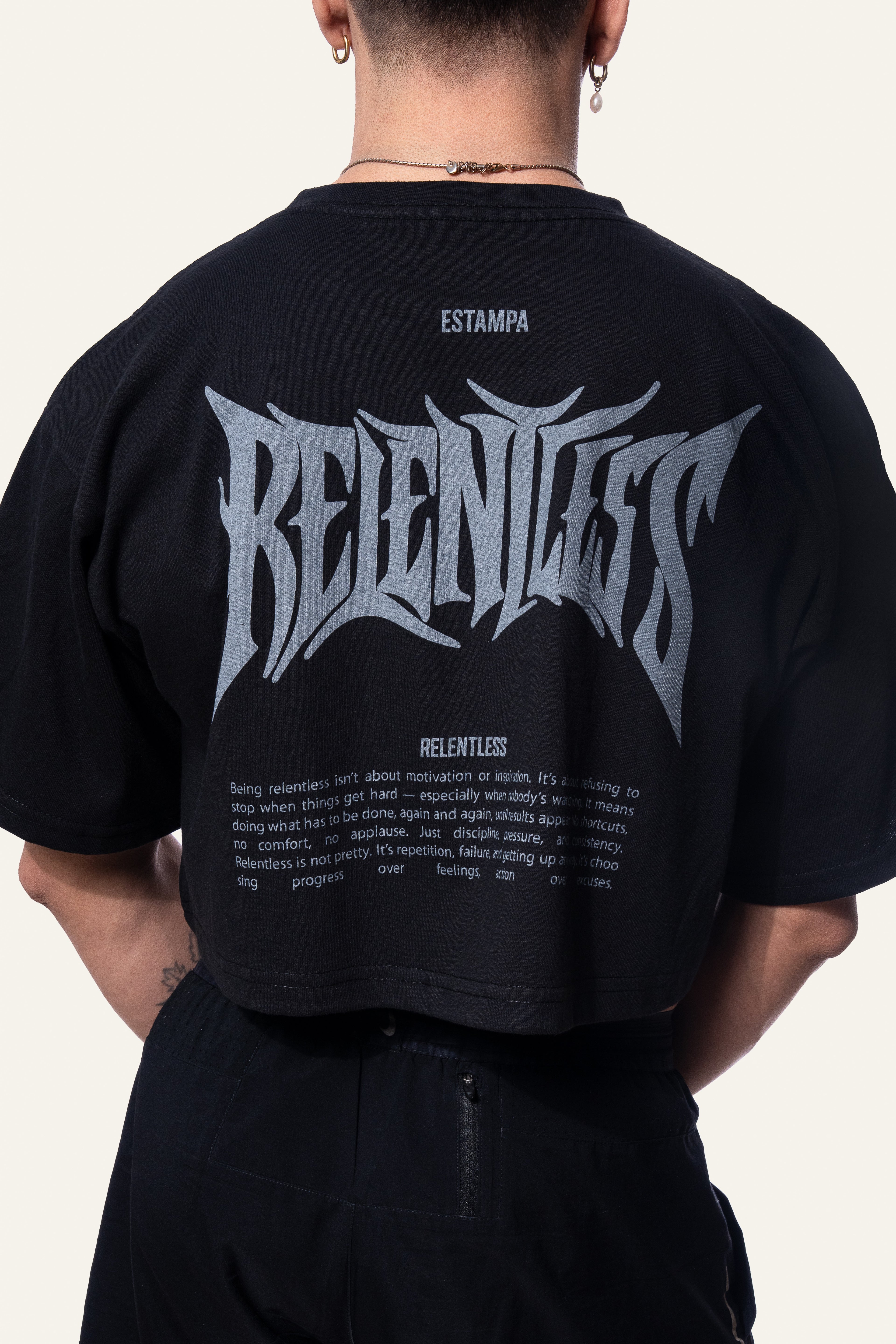 Relentless Collection / CropTop Oversize UNISEX