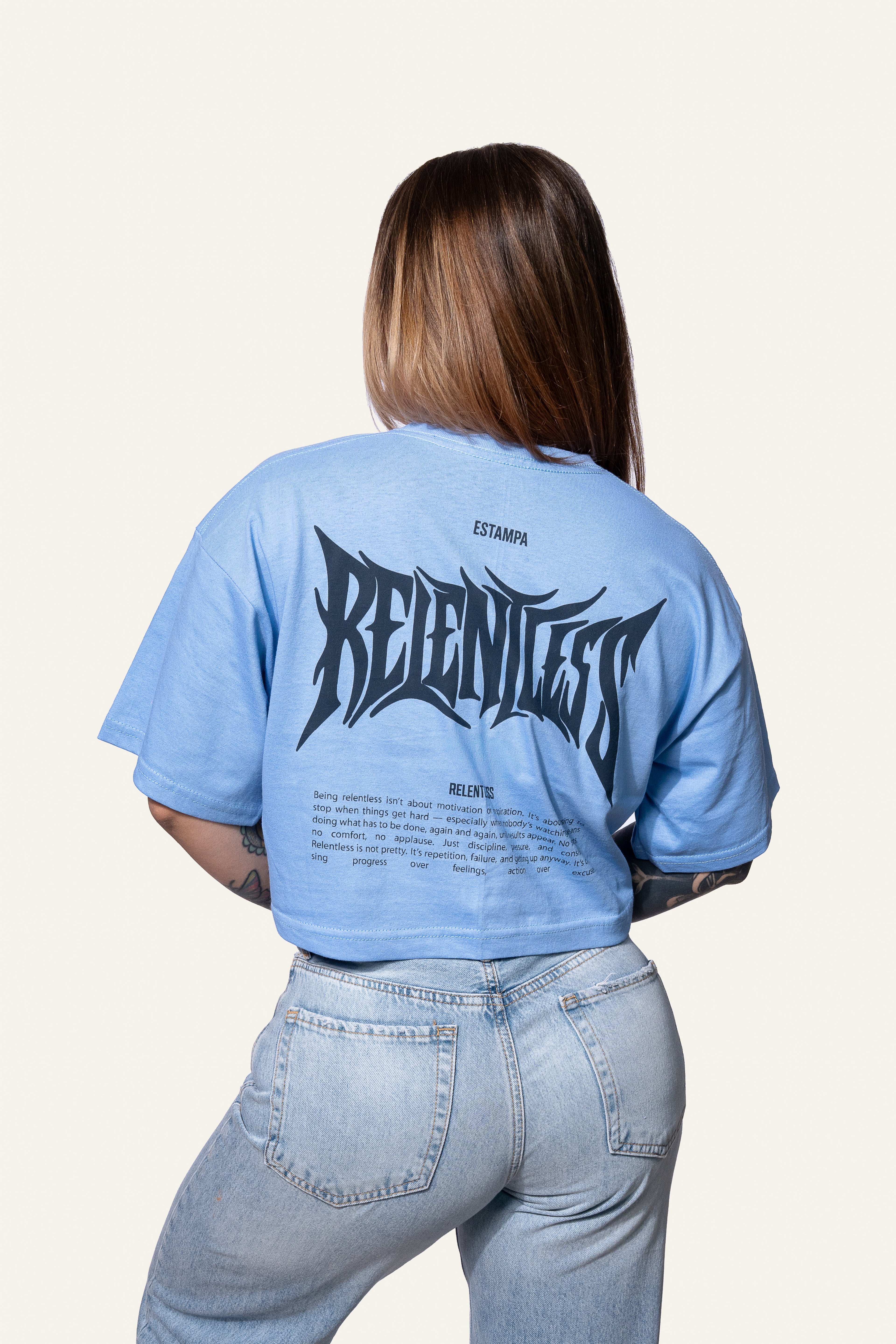 Relentless Collection / CropTop Oversize UNISEX