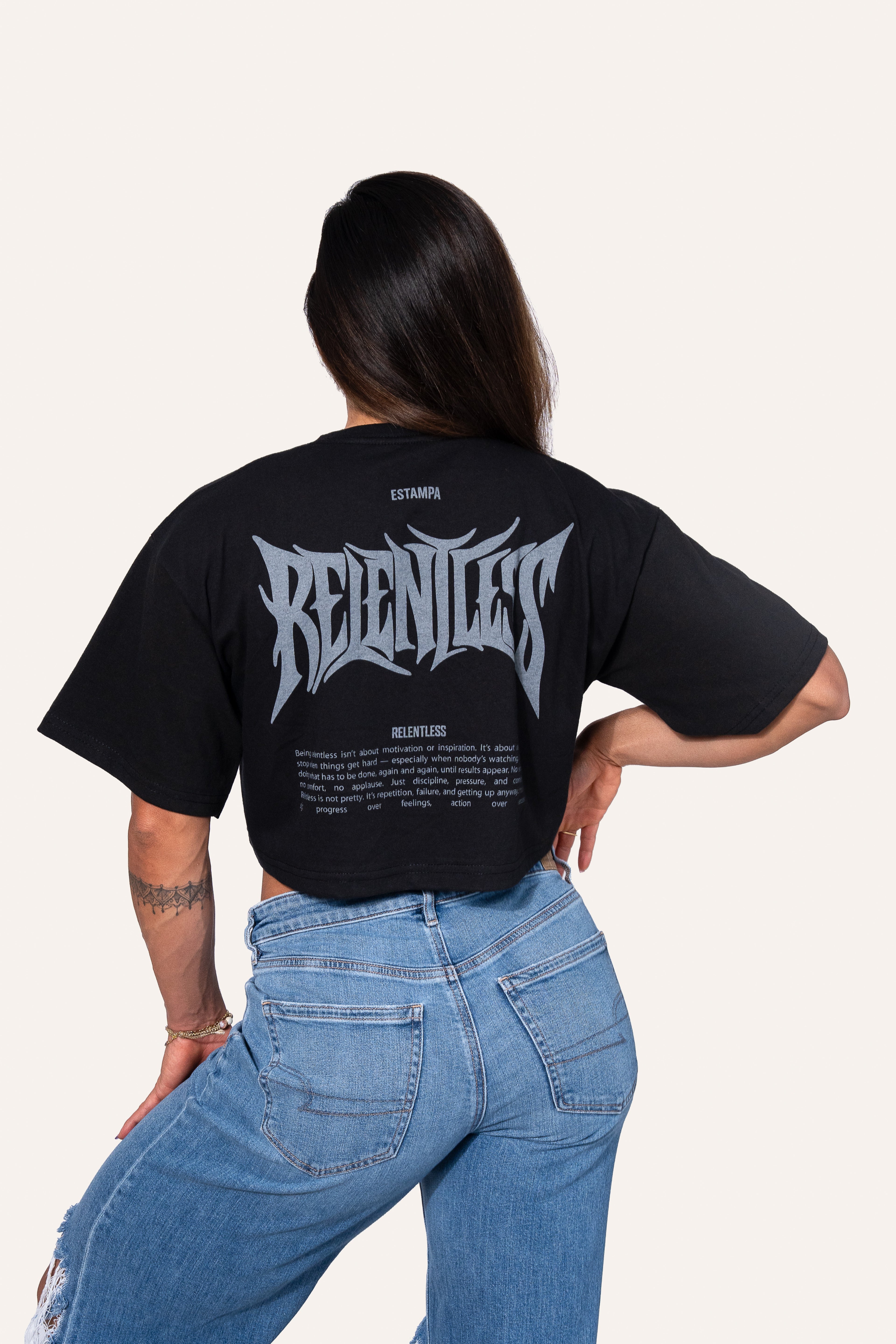 Relentless Collection / CropTop Oversize UNISEX