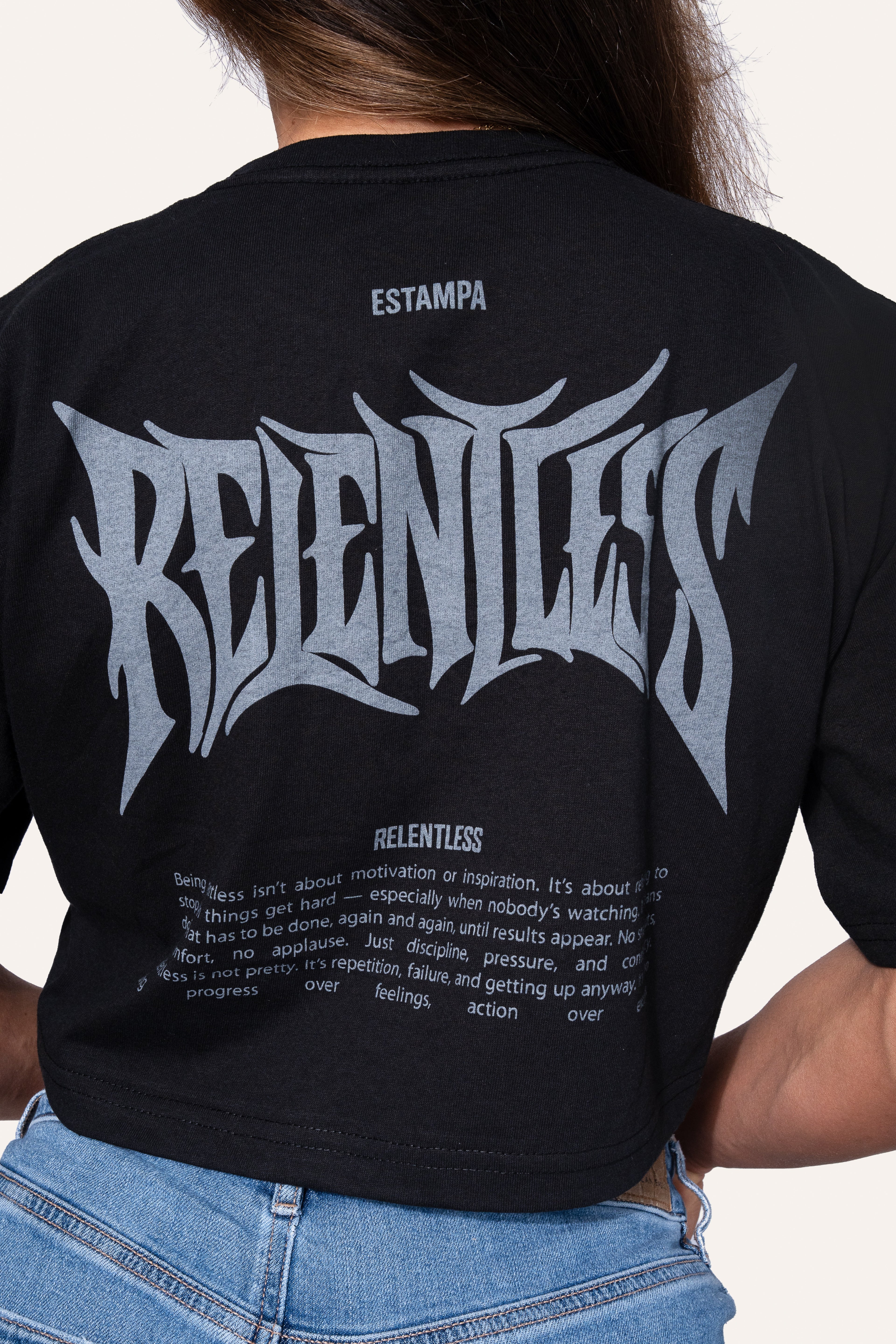 Relentless Collection / CropTop Oversize UNISEX