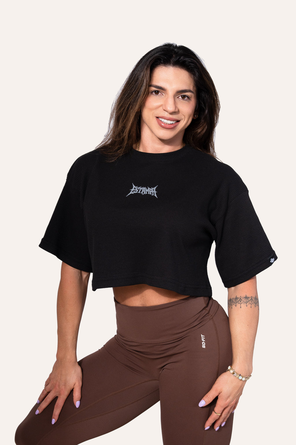 Estampa Collection / CropTop Oversize Sorbeto UNISEX